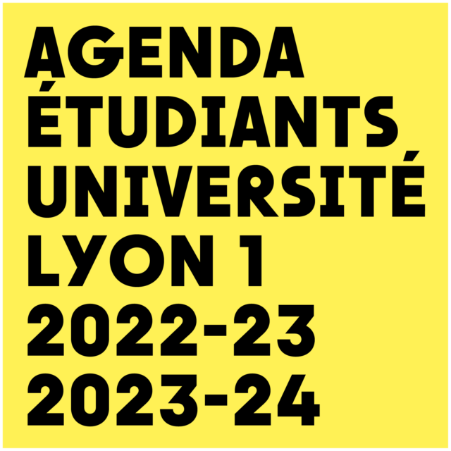 Agenda Université Lyon 1